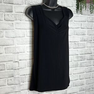 Suzie in The City Black Tank Top Size 1X Plus